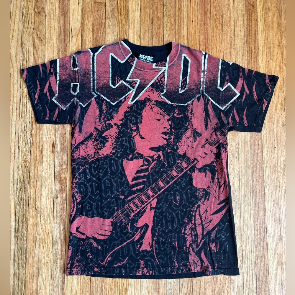 AC/DC T-Shirt / Y2K Vintage / 2009 / Large / AOP